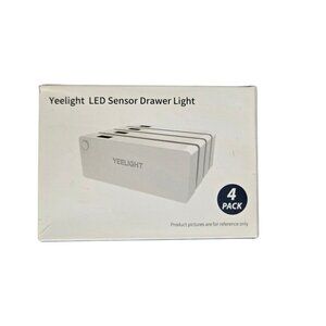 Yeelight LED Sensor Drawer Light 4‑Pack Motion-Activated Lighting - New
